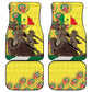 Senegal Monument de la Renaissance Car Mats Africaine Ankara Pattern