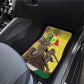 Senegal Monument de la Renaissance Car Mats Africaine Ankara Pattern