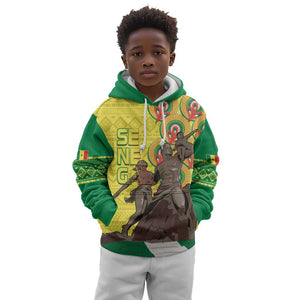 Senegal Monument de la Renaissance Kid Hoodie Africaine Ankara Pattern