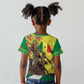 Senegal Monument de la Renaissance Kid T shirt Africaine Ankara Pattern