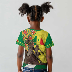 Senegal Monument de la Renaissance Kid T shirt Africaine Ankara Pattern