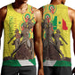 Senegal Monument de la Renaissance Men Tank Top Africaine Ankara Pattern