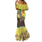 Senegal Monument de la Renaissance Mermaid Dress Africaine Ankara Pattern