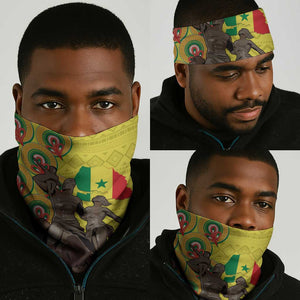 Senegal Monument de la Renaissance Neck Gaiter Africaine Ankara Pattern - African Pride