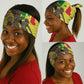 Senegal Monument de la Renaissance Neck Gaiter Africaine Ankara Pattern - African Pride