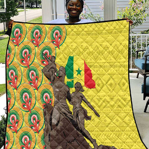 Senegal Monument de la Renaissance Quilt Africaine Ankara Pattern