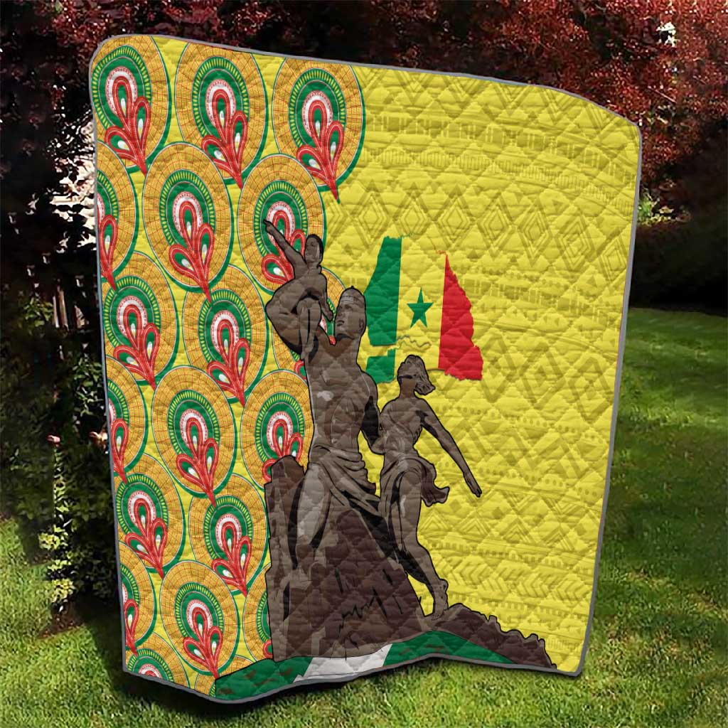 Senegal Monument de la Renaissance Quilt Africaine Ankara Pattern