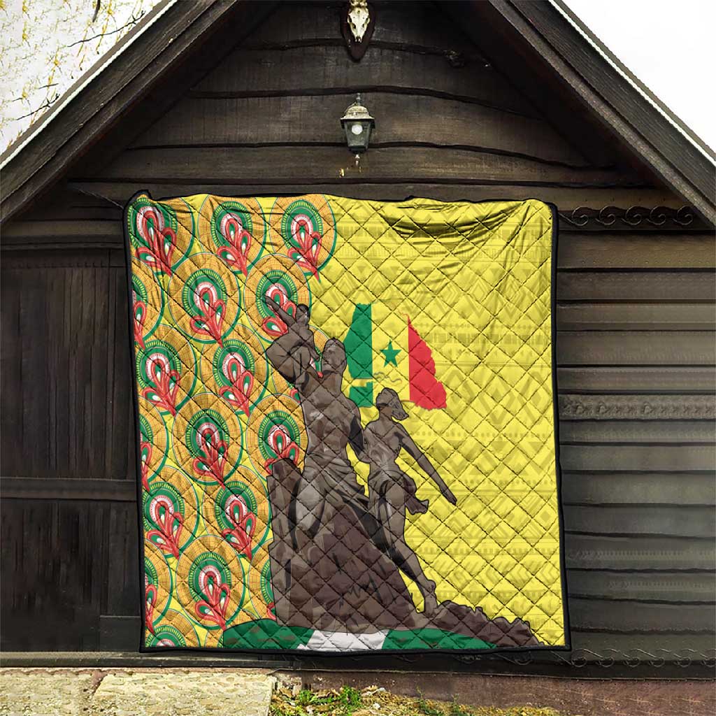 Senegal Monument de la Renaissance Quilt Africaine Ankara Pattern