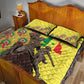 Senegal Monument de la Renaissance Quilt Bed Set Africaine Ankara Pattern