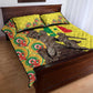Senegal Monument de la Renaissance Quilt Bed Set Africaine Ankara Pattern