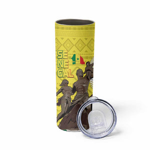Senegal Monument de la Renaissance Skinny Tumbler Africaine Ankara Pattern