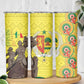 Senegal Monument de la Renaissance Skinny Tumbler Africaine Ankara Pattern