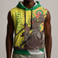 Senegal Monument de la Renaissance Sleeveless Hoodie Africaine Ankara Pattern - African Pride