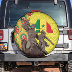 Senegal Monument de la Renaissance Spare Tire Cover Africaine Ankara Pattern
