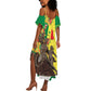 Senegal Monument de la Renaissance Summer Maxi Dress Africaine Ankara Pattern