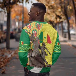 Senegal Monument de la Renaissance Sweatshirt Africaine Ankara Pattern