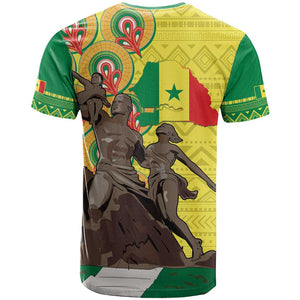 Senegal Monument de la Renaissance T shirt Africaine Ankara Pattern