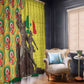 Senegal Monument de la Renaissance Window Curtain Africaine Ankara Pattern