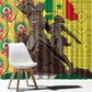 Senegal Monument de la Renaissance Window Curtain Africaine Ankara Pattern