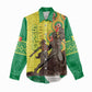 Senegal Monument de la Renaissance Women Casual Shirt Africaine Ankara Pattern