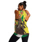 Senegal Monument de la Renaissance Women Racerback Tank Africaine Ankara Pattern
