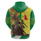 Senegal Monument de la Renaissance Zip Hoodie Africaine Ankara Pattern