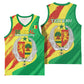 Afro Senegal Independence Day Basketball Jersey Coat Of Arms Grunge Style - African Pride