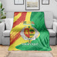 Afro Senegal Independence Day Blanket Coat Of Arms Grunge Style