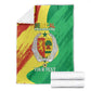 Afro Senegal Independence Day Blanket Coat Of Arms Grunge Style