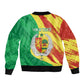 Afro Senegal Independence Day Bomber Jacket Coat Of Arms Grunge Style