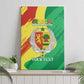 Afro Senegal Independence Day Canvas Wall Art Coat Of Arms Grunge Style