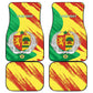 Afro Senegal Independence Day Car Mats Coat Of Arms Grunge Style