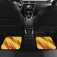 Afro Senegal Independence Day Car Mats Coat Of Arms Grunge Style