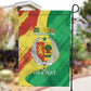 Afro Senegal Independence Day Garden Flag Coat Of Arms Grunge Style