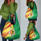 Afro Senegal Independence Day Grocery Bag Coat Of Arms Grunge Style