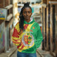 Afro Senegal Independence Day Hoodie Coat Of Arms Grunge Style