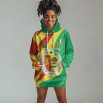 Afro Senegal Independence Day Hoodie Dress Coat Of Arms Grunge Style