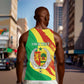 Afro Senegal Independence Day Men Tank Top Coat Of Arms Grunge Style
