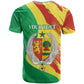 Afro Senegal Independence Day T shirt Coat Of Arms Grunge Style