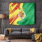 Afro Senegal Independence Day Tapestry Coat Of Arms Grunge Style