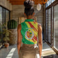Afro Senegal Independence Day Women Sleeveless Polo Shirt Coat Of Arms Grunge Style