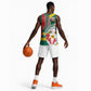 Republique Togolaise Monument de l'Independance Basketball Jersey African Pinkish Rose Coat Of Arms - African Pride