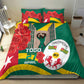 Republique Togolaise Monument de l'Independance Bedding Set African Pinkish Rose Coat Of Arms