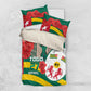 Republique Togolaise Monument de l'Independance Bedding Set African Pinkish Rose Coat Of Arms