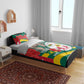 Republique Togolaise Monument de l'Independance Bedding Set African Pinkish Rose Coat Of Arms