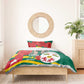 Republique Togolaise Monument de l'Independance Bedding Set African Pinkish Rose Coat Of Arms