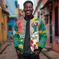 Republique Togolaise Monument de l'Independance Bomber Jacket African Pinkish Rose Coat Of Arms