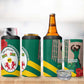 Republique Togolaise Monument de l'Independance 4 in 1 Can Cooler Tumbler African Pinkish Rose Coat Of Arms