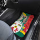 Republique Togolaise Monument de l'Independance Car Mats African Pinkish Rose Coat Of Arms