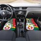 Republique Togolaise Monument de l'Independance Car Mats African Pinkish Rose Coat Of Arms